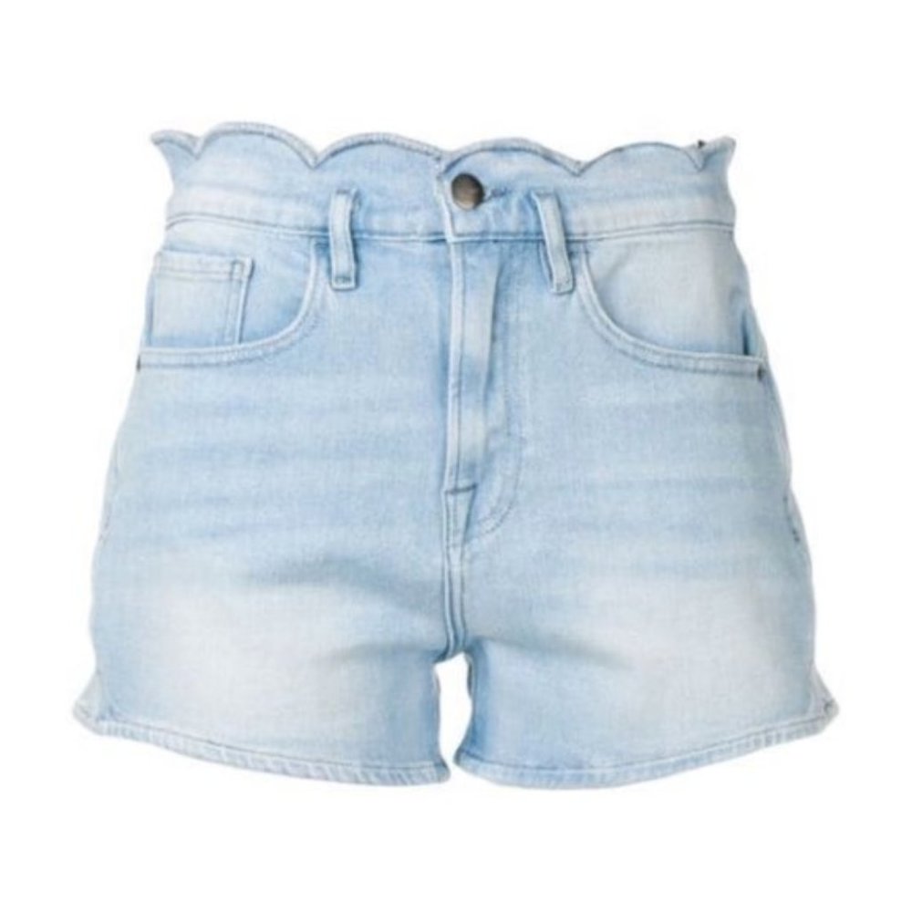 NWT - Frame Denim Scallop Edge Jean Shorts - Size 27